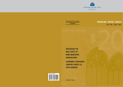 Evaluating the real effect of bank branching deregulation