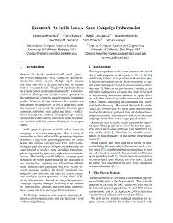 Spamcraft: An Inside Look At Spam Campaign Orchestration