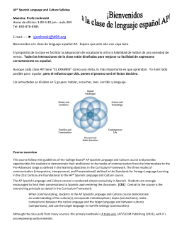 AP Spanish Language and Culture