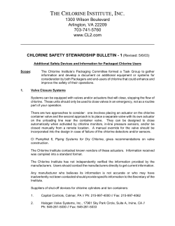 THE CHLORINE INSTITUTE, INC.