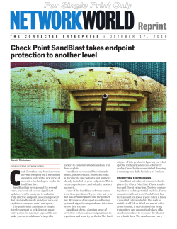 Network World SandBlast Product Review