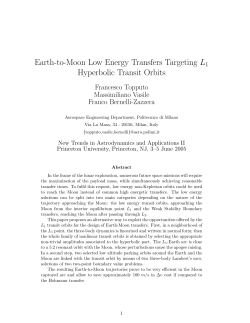 Earth-to-Moon Low Energy Transfers Targeting L1 Hyperbolic