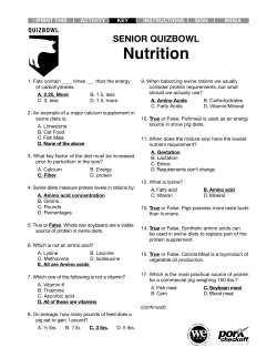 Nutrition