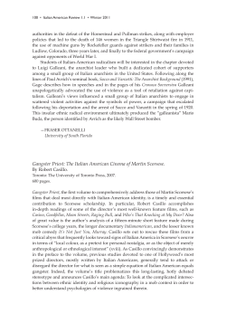 Gangster Priest: The Italian American Cinema of Martin