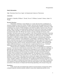 Narcissism from Every Angle