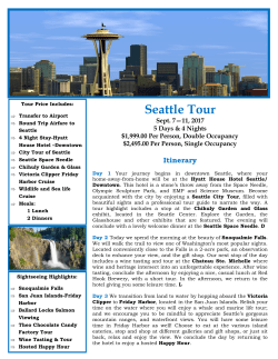 Seattle Tour - Friendly Excursions
