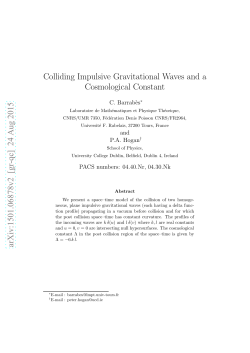 Colliding Impulsive Gravitational Waves and a Cosmological Constant