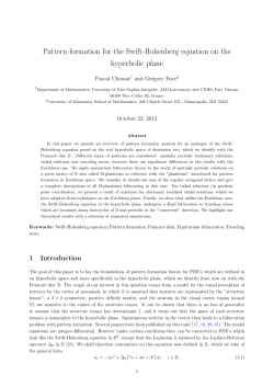 Pattern formation for the Swift