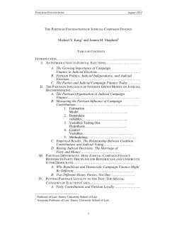 Partisan Foundations - University of Texas School of Law