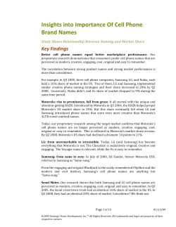 Insights into Importance Of Cell Phone Brand Names