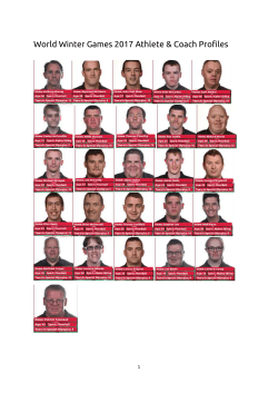 Athlete and Coach Profiles