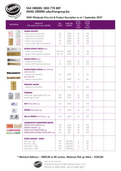 our Product List