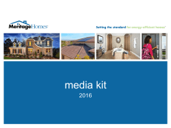 media kit - Meritage Homes