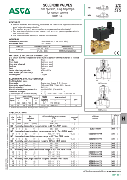 SOLENOID VALVES 2/2 210