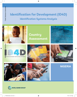 Nigeria - World bank documents