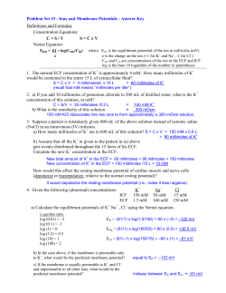 Physiology Math Problem Set #1
