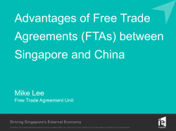 Advantages of Free Trade Agreements (FTAs