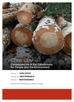Chernobyl: Consequences of the Catastrophe on