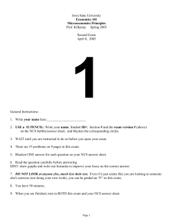second Midterm Exam - Iowa State University Department of