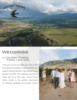 Weddings - Covert Farms