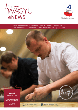 eNEWS - American Wagyu Association