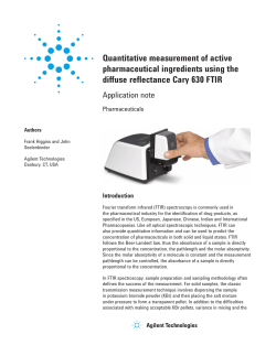 Quantitative measurement of active pharmaceutical ingredients