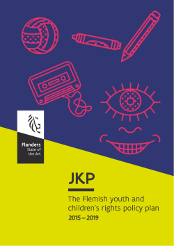 The Flemish Youth and Children`s Rights Policy Plan