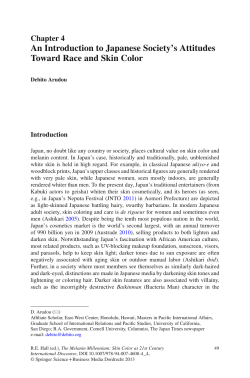 Chapter 4 An Introduction to Japanese Society`s