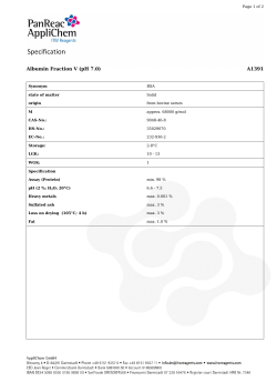Albumin Fraction V (pH 7.0) A1391