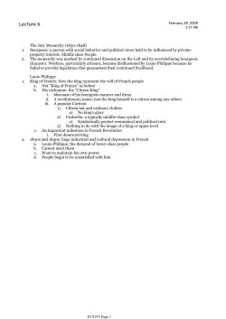 Lecture 6 Monarchy, Empire or Republic?