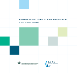 Environmental Supply Chain Management