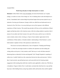 Unit Plan - Teaching Literature