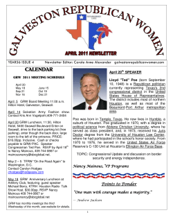calendar - Galveston Republican Women
