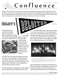 The first high school was built on elevated land on the south side of