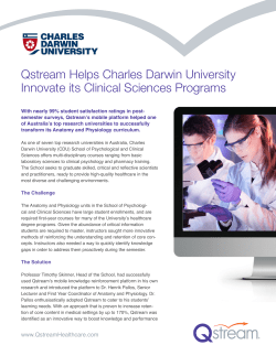 Qstream Helps Charles Darwin University Innovate its Clinical