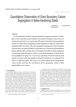 Quantitative Observation of Grain Boundary Carbon Segregation in