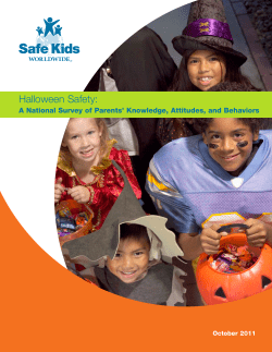 Halloween Safety - Safe Kids Worldwide