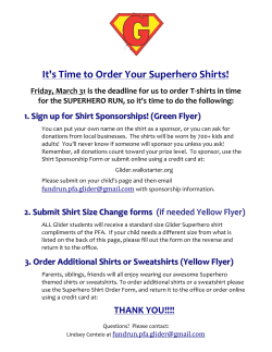 It`s Time to Order Your Superhero Shirts!