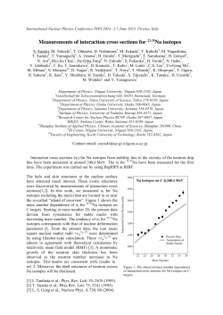 Measurements of interaction cross sections for 22