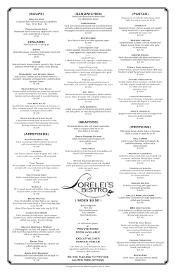 soups - Loreleis Bistro