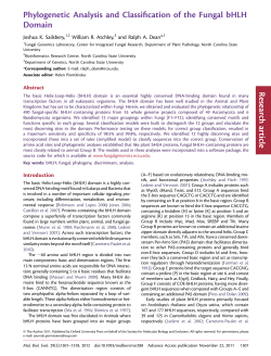 Full Text  - Molecular Biology and Evolution