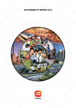 Sime Darby Property Sustainability Report 2014