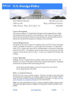 poli 346 syllabus F 2015