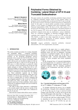 Polyhedral Forms Obtained by Combinig Lateral Sheet of CP II
