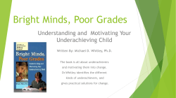 Bright Minds Poor Grades