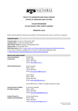 faculty of humanities and social sciences school of languages and