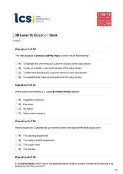 LCS Level 1b Question Bank