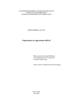 Explorations on Approximate DRAM - Lume