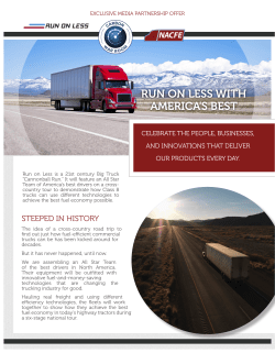 RUN ON LESS WITH AMERICA`S BEST