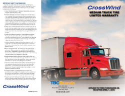 Medium Truck Tire Limited Warranty &ndash; Effective April 1